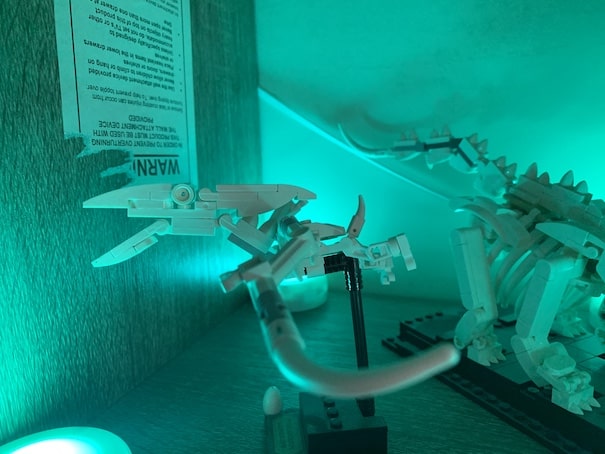 Third build under warm white light